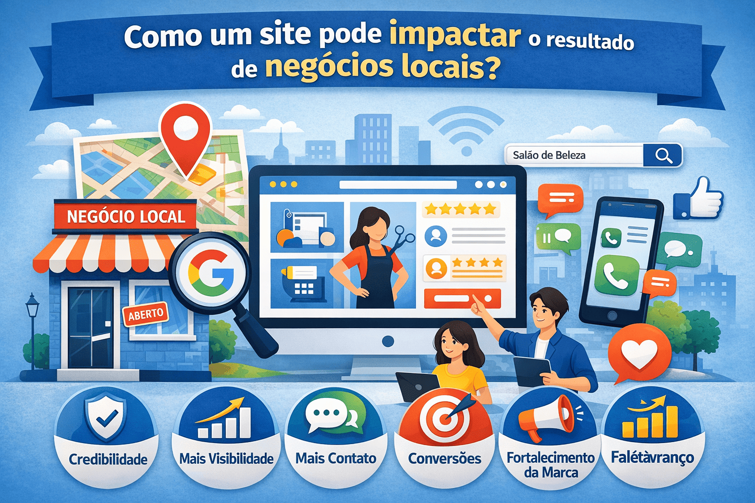 Como um Site Pode Impactar o Resultado de Negócios Locais
